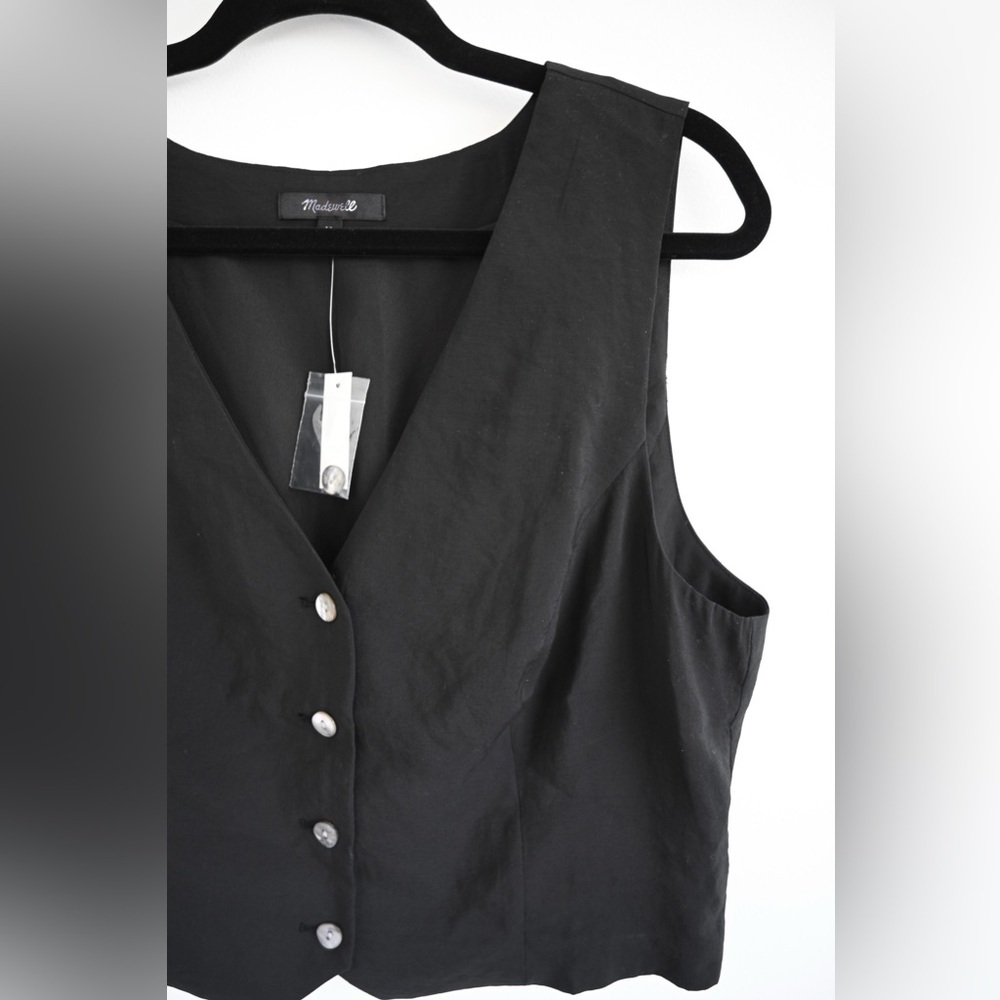 Madewell Katrina Button Down Vest New With Tags - Picture 4 of 9